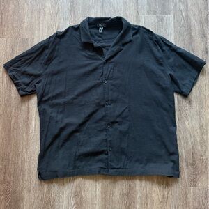 Forever 21 Black Button Down
